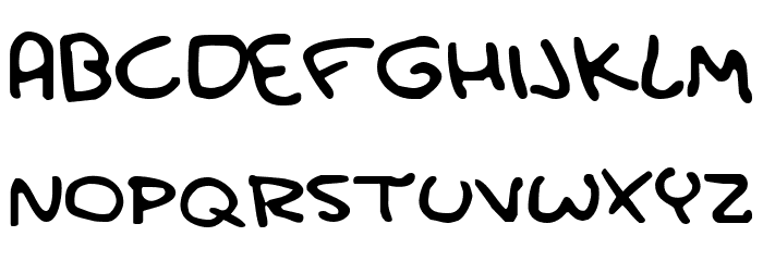 AaronYOFF フォント 大文字
