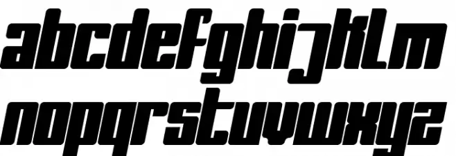 Aaronic Italic Caratteri MINUSCOLO