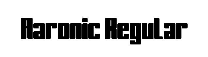 Aaronic Regular Fonte