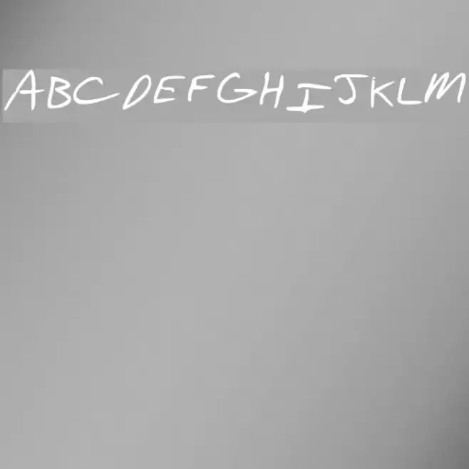 Aaron's Hand Font examples