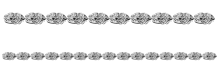 Aayat Quraan 2 Font OTHER CHARS