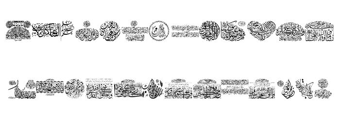 Aayat Quraan_035 Font LOWERCASE