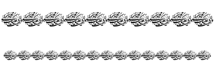 Aayat Quraan_044 Font OTHER CHARS