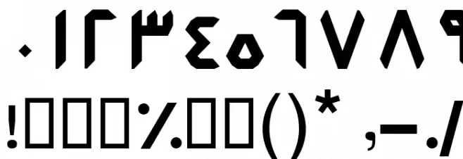 Aaylaar Font OTHER CHARS