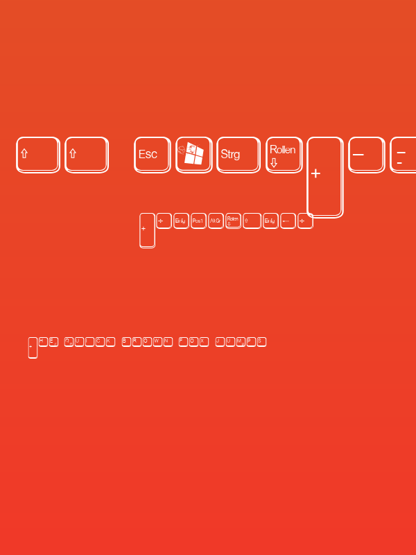 aa QWERTZ-Tasten Poster