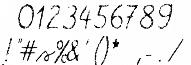 aa Tafelschrift DEMO Fonte OUTROS PERSONAGENS