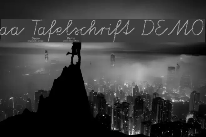 aa Tafelschrift DEMO Fonte examples