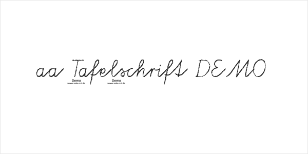 aa Tafelschrift DEMO Logo
