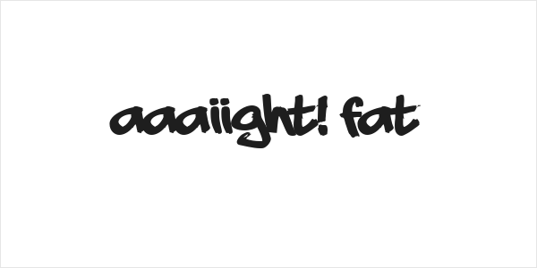 aaaiight! fat Logo