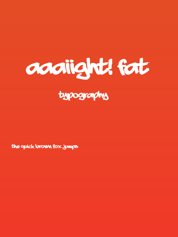 aaaiight! fat Poster