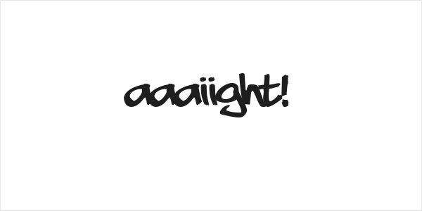 aaaiight! Logo