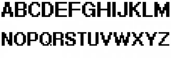 aansa Font UPPERCASE