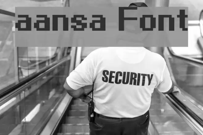 aansa Font examples