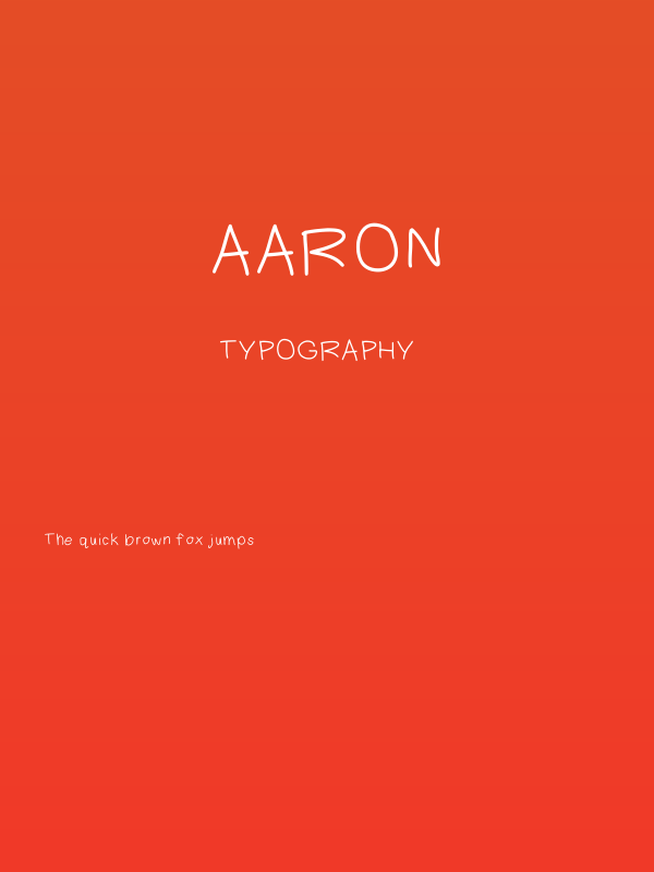 aaron Poster