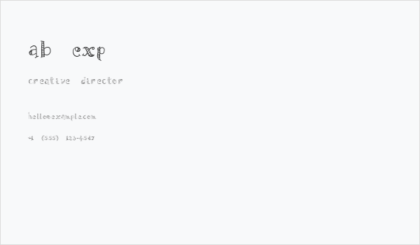 AB Exp Business Card