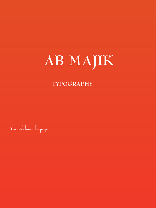 AB Majik Poster