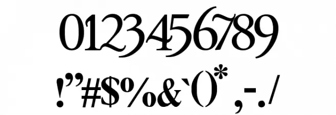 AB Nirvana* Font OTHER CHARS