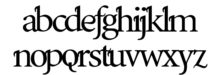 AB Nirvana* Font LOWERCASE