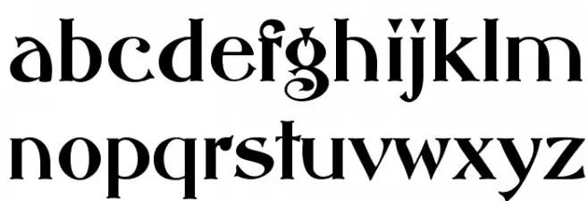 ABBESSOpti 字体 小写