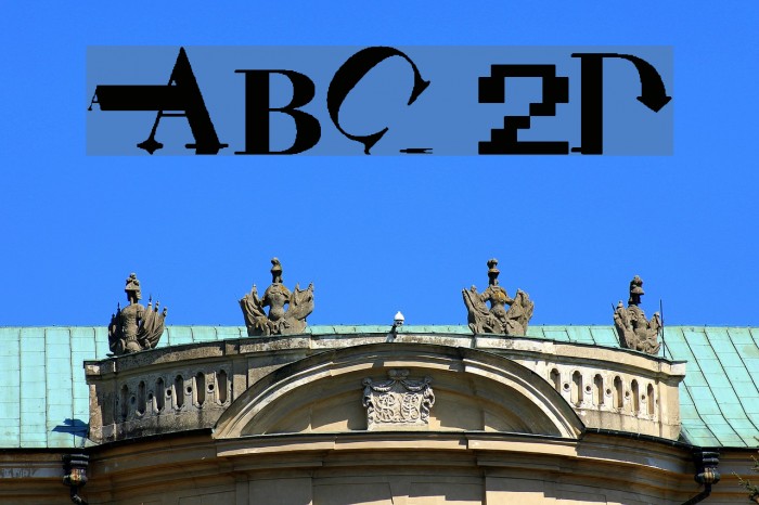 ABC 2D Font examples
