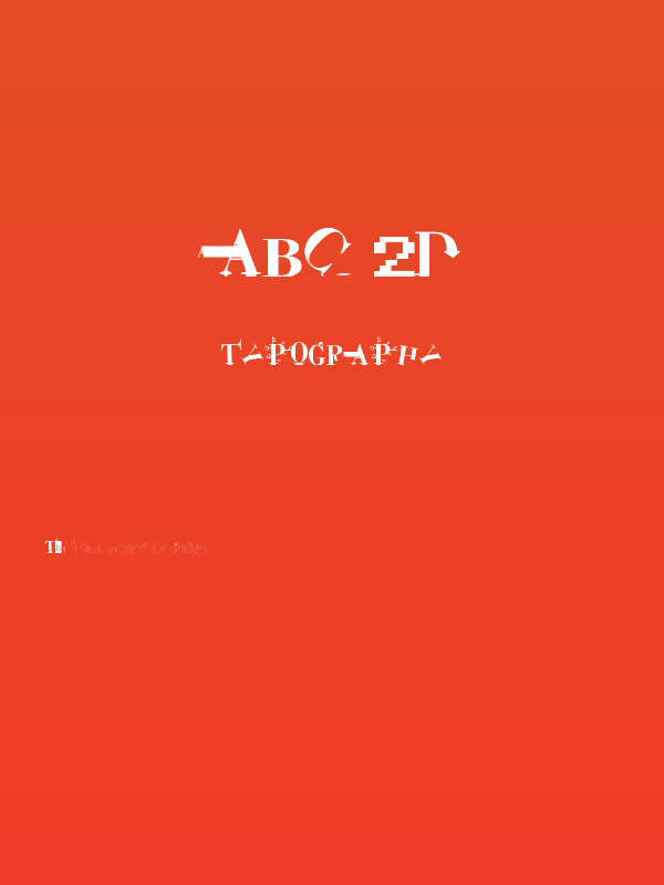 ABC 2D Poster