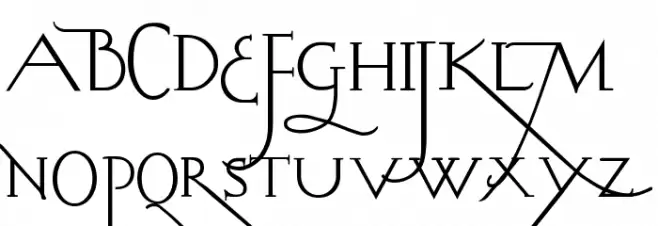 ABC-LongLegs Schriftart Groß