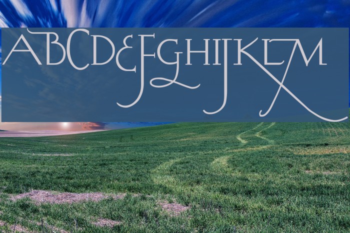 ABC-LongLegs Font examples