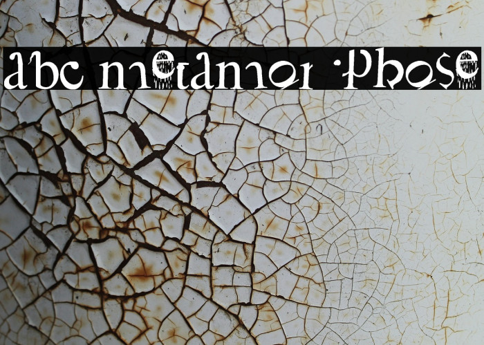 ABC Metamorphose Font examples