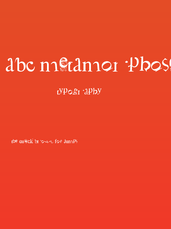 ABC Metamorphose Poster