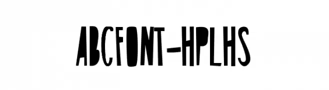 ABCFONT-HPLHS  नि: शुल्क फ़ॉन्ट्स डाउनलोड