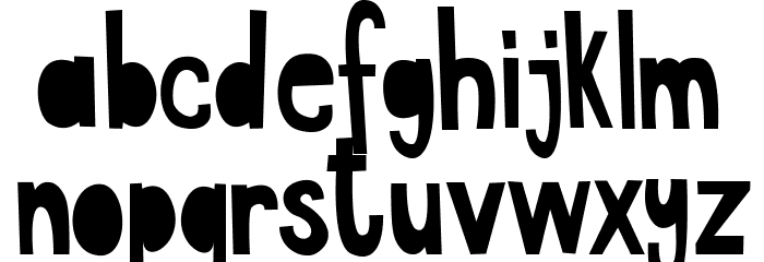 ABCFONT-HPLHS Font LOWERCASE