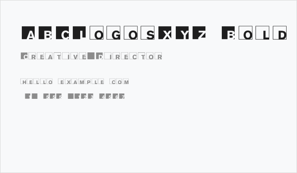 ABCLogosXYZ-Bold Business Card