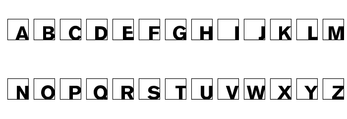 ABCLogosXYZ-Bold Font LOWERCASE