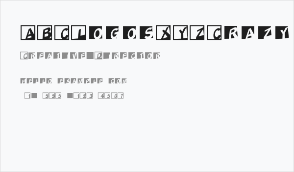 ABCLogosXYZCrazy-Oblique Business Card