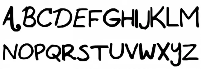 ABCP フォント 大文字