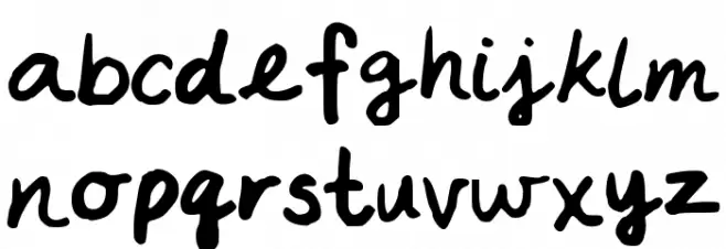ABCP Font LOWERCASE