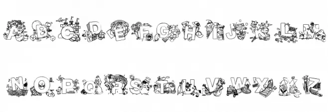 ABCPlay Schriftart Groß