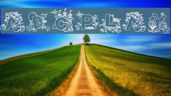 ABCPlay Font examples