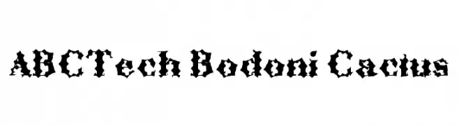 ABCTech Bodoni Cactus 