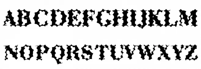 ABCTech Bodoni Cactus خط أحرف كبيرة