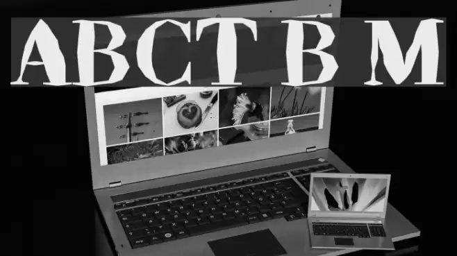 ABCTech Bodoni Mangle Font examples