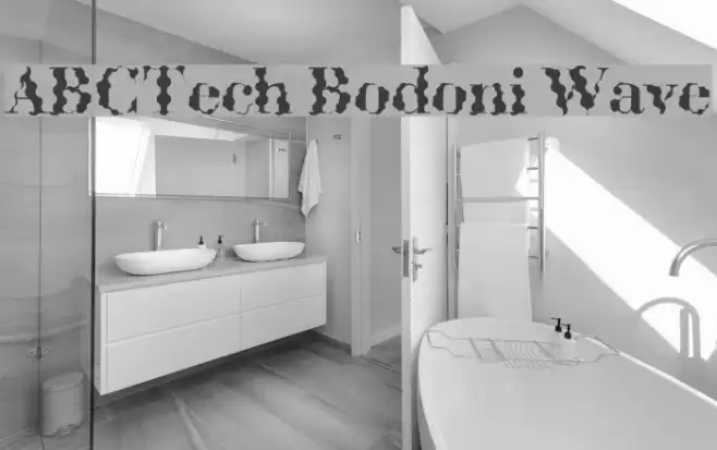 ABCTech Bodoni Wave フォント examples