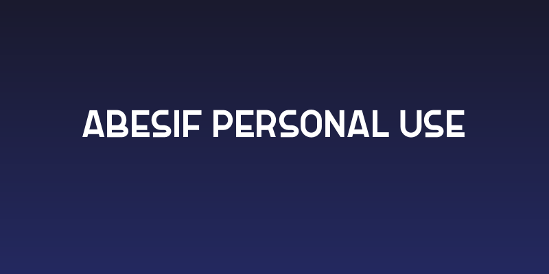 ABESIF Personal Use Social Header