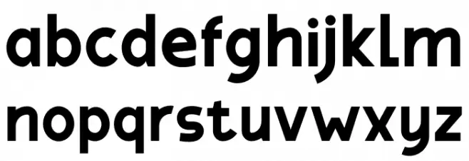 ABESIF Personal Use 字体 小写