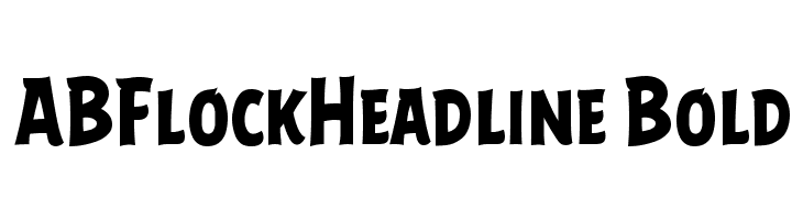 ABFlockHeadline Bold Font