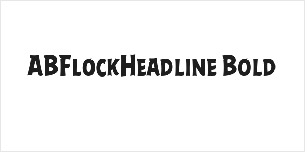 ABFlockHeadline Bold Logo