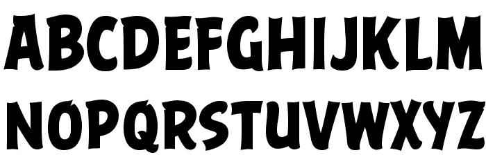 ABFlockHeadline Bold Font LOWERCASE