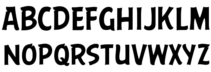 ABFlockHeadline Regular Font LOWERCASE