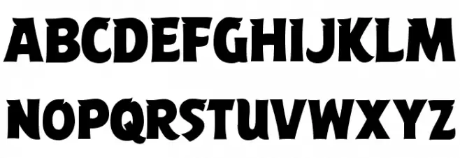 ABFlockPoster Regular خط أحرف كبيرة
