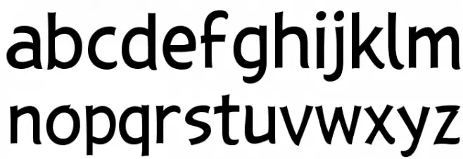 ABFlockText Regular Fuentes MINÚSCULAS